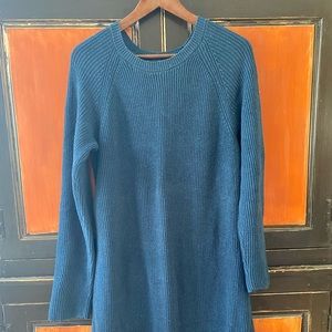 Cobalt Blue Banana Republic Sweater Dress size L
